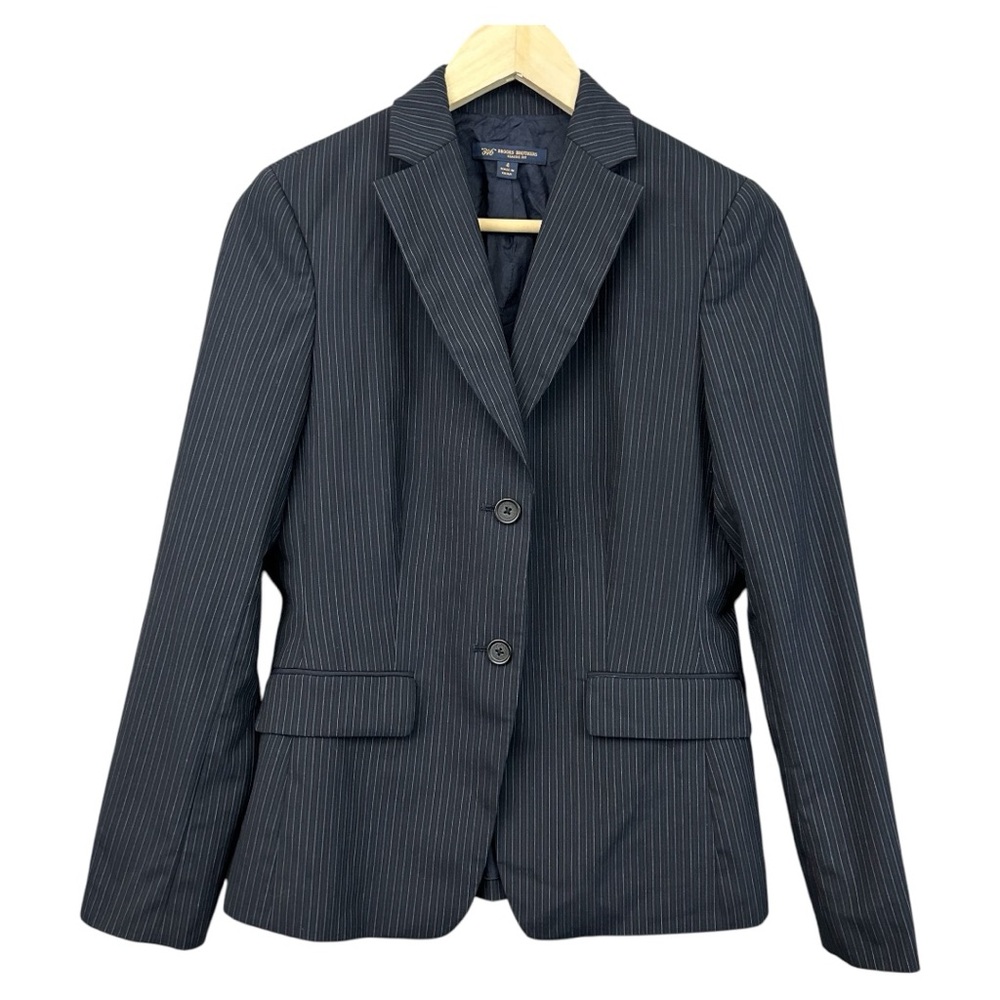 Brooks Brothers Classic Fit Pinstripe Blazer Size 4